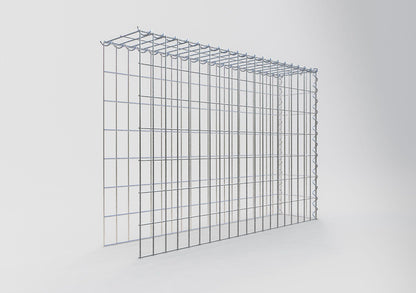 Gabião Tipo 4 100 cm x 70 cm x 20 cm (C x A x P), malhagem 5 cm x 10 cm, espiral