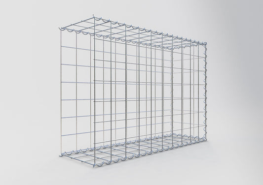 Aangegroeide schanskorf type 2 100 cm x 70 cm x 30 cm (L x H x D), maaswijdte 10 cm x 10 cm, spiraal