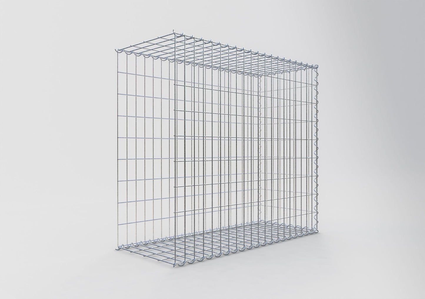 Gavión complementario tipo 2 100 cm x 90 cm x 40 cm (L x A x P), luz de malla 5 cm x 10 cm, en espiral