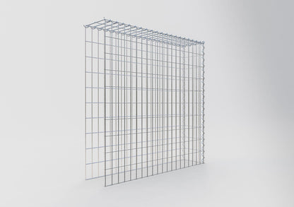 Opvokset gabion type 4 100 cm x 100 cm x 20 cm (L x H x D), maskestørrelse 5 cm x 10 cm, spiral