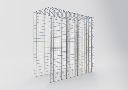 Grown-on gabion type 4 100 cm x 100 cm x 40 cm (L x H x D), mesh size 5 cm x 5 cm, spiral