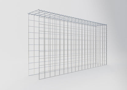 Opvokset gabion type 4 200 cm x 100 cm x 30 cm (L x H x D), maskestørrelse 10 cm x 10 cm, spiral