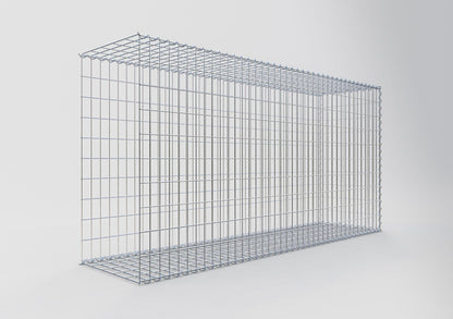 Anbaugabione Typ 2 200 cm x 100 cm x 50 cm (L x H x T), Maschenweite 5 cm x 10 cm, Spirale