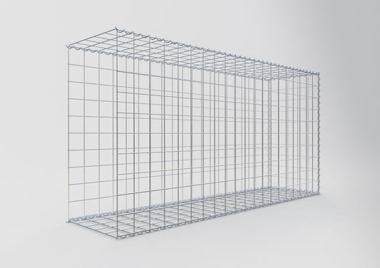 Gavión complementario tipo 2 200 cm x 100 cm x 50 cm (L x A x P), malla 10 cm x 10 cm, espiral