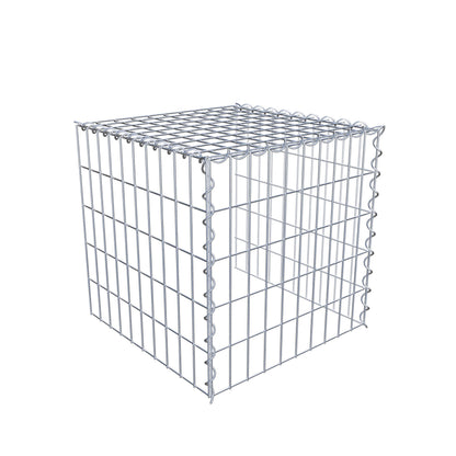 Opvokset gabion type 4 50 cm x 50 cm x 50 cm (L x H x D), maskestørrelse 5 cm x 10 cm, spiral