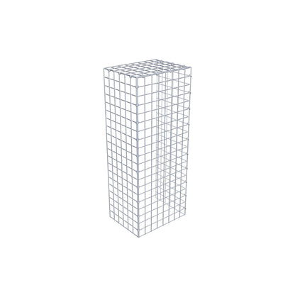Typ 4 påbyggnadsgabion 100 cm x 30 cm x 40 cm (L x H x D), maskstorlek 5 cm x 5 cm, C-ring