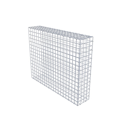 Gavión complementario de tipo 2 100 cm x 80 cm x 20 cm (largo x alto x fondo), malla 5 cm x 5 cm, anillo en C