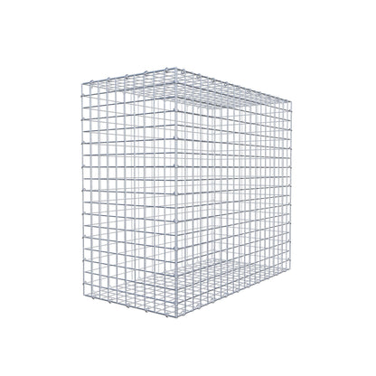 Gabion 100 cm x 90 cm x 50 cm (L x H x D), mesh size 5 cm x 5 cm, C-ring