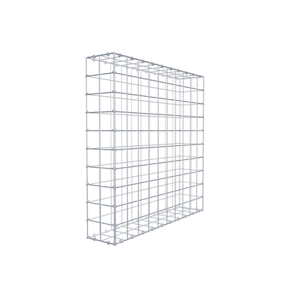 Gabião 100 cm x 100 cm x 20 cm (C x A x P), malhagem 10 cm x 10 cm, anel C