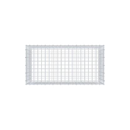 Schanskorf 100 cm x 50 cm x 50 cm (L x H x D), maaswijdte 5 cm x 5 cm, C-ring