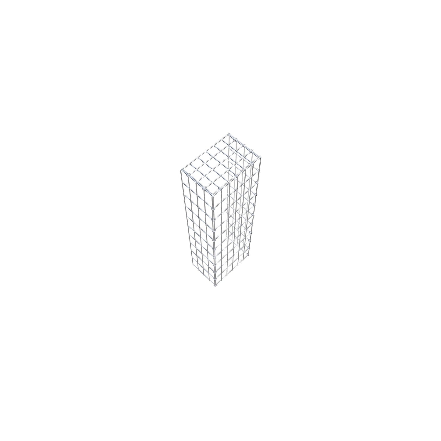 Bevestigbare schanskorf type 4 100 cm x 20 cm x 30 cm (L x H x D), maaswijdte 5 cm x 10 cm, C-ring