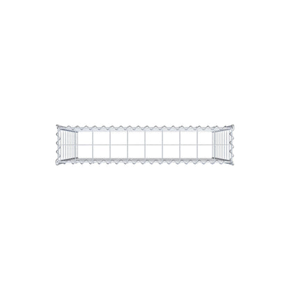 Opvokset gabion type 3 100 cm x 90 cm x 20 cm (L x H x D), maskestørrelse 10 cm x 10 cm, spiral