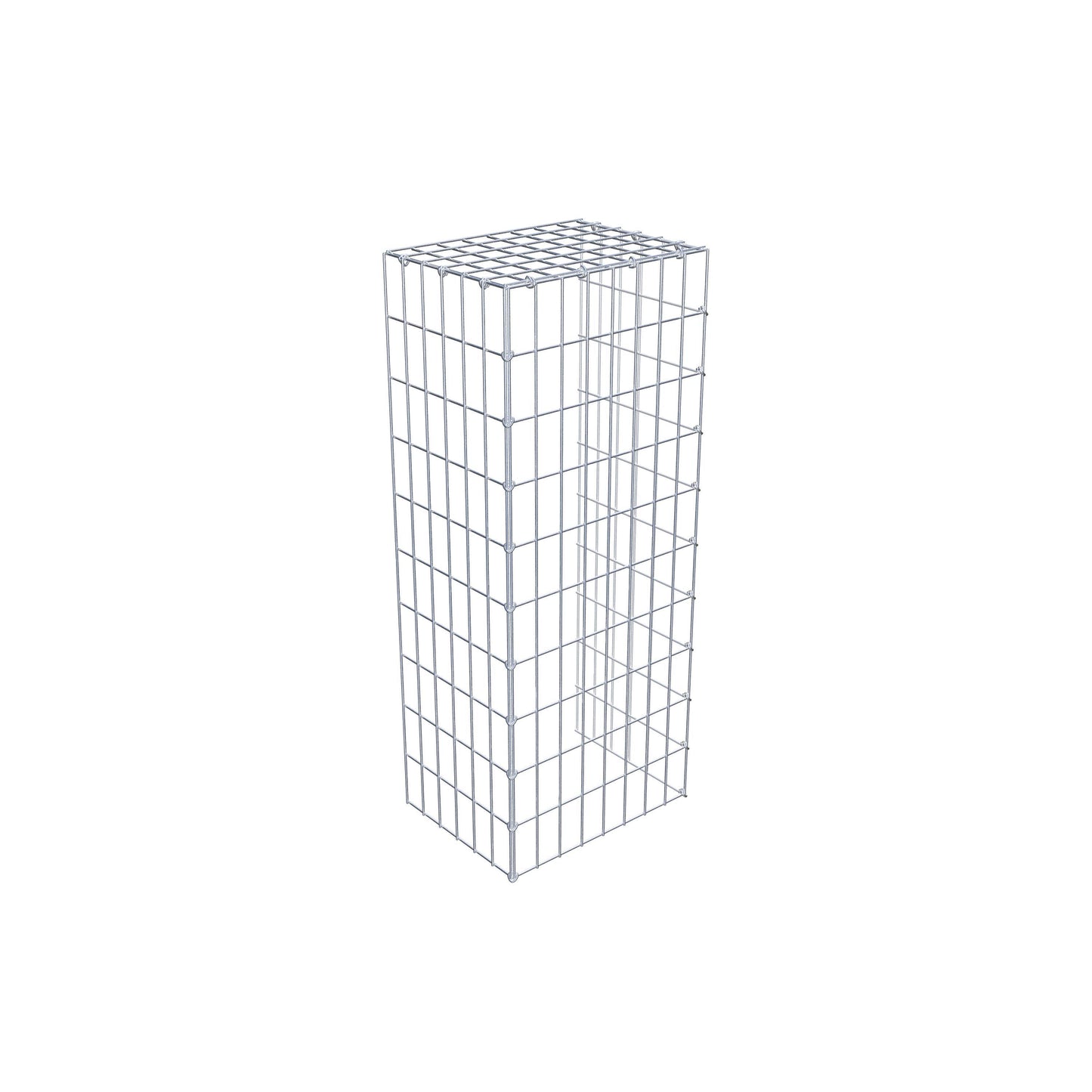 Gavión complementario de tipo 4 100 cm x 30 cm x 40 cm (L x A x P), malla 5 cm x 10 cm, anillo en C