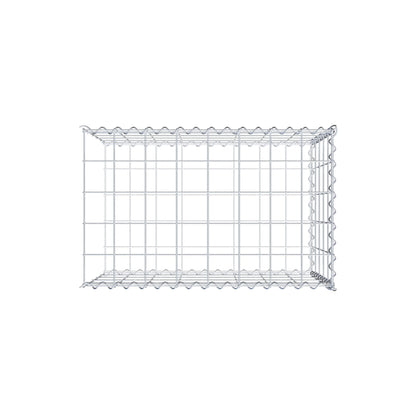 Opvokset gabion type 2 80 cm x 50 cm x 50 cm (L x H x D), maskestørrelse 10 cm x 10 cm, spiral