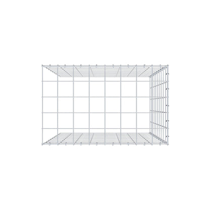 Gabião Tipo 4 100 cm x 80 cm x 50 cm (C x A x P), malhagem 10 cm x 10 cm, anel C