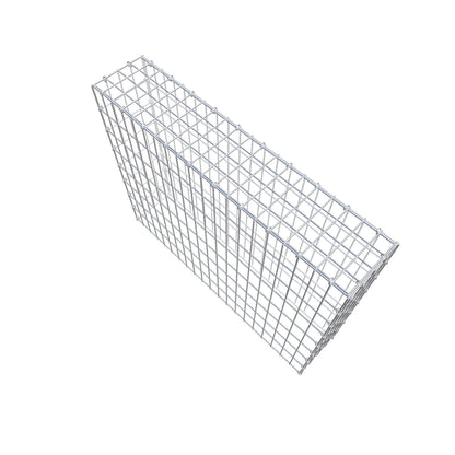 Gabbione aggiuntivo di tipo 3 100 cm x 80 cm x 20 cm (L x H x P), maglia 5 cm x 10 cm, anello a C