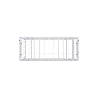 Gabione 100 cm x 70 cm x 40 cm (L x H x T), Maschenweite 10 cm x 10 cm, C-Ring