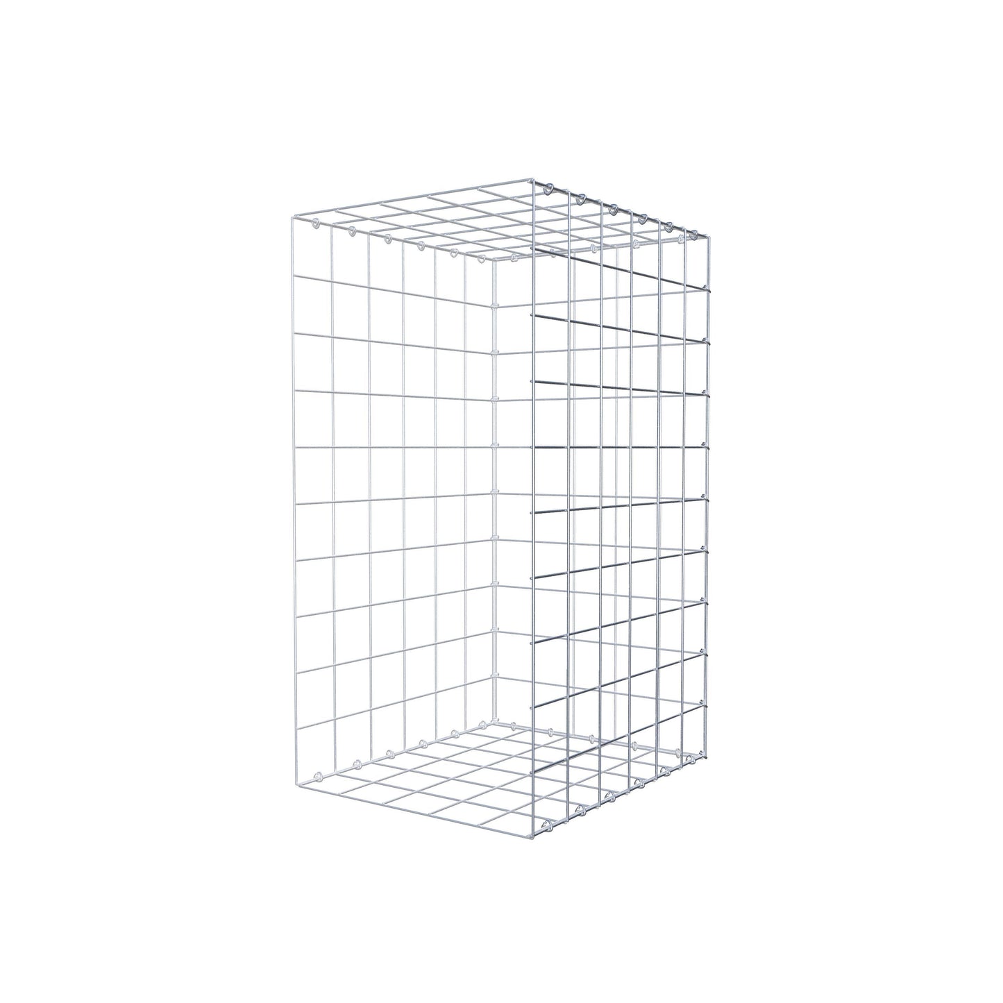 Fourche rapportée type 2 100 cm x 60 cm x 50 cm (L x H x P), mailles 10 cm x 10 cm, anneau C
