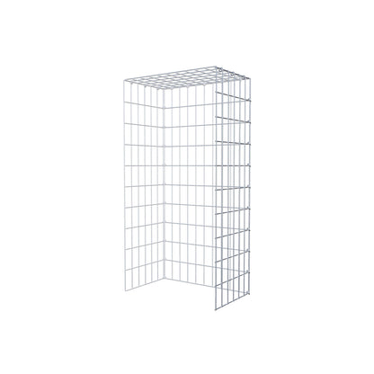 Anbaugabione Typ 4 100 cm x 30 cm x 50 cm (L x H x T), Maschenweite 5 cm x 10 cm, C-Ring