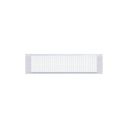 Gabbione 200 cm x 100 cm x 50 cm (L x H x P), maglia 5 x 5 cm, anello a spirale