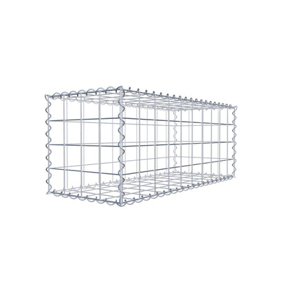 Gabione 100 cm x 40 cm x 40 cm (L x H x T), Maschenweite 10 cm x 10 cm, Spirale
