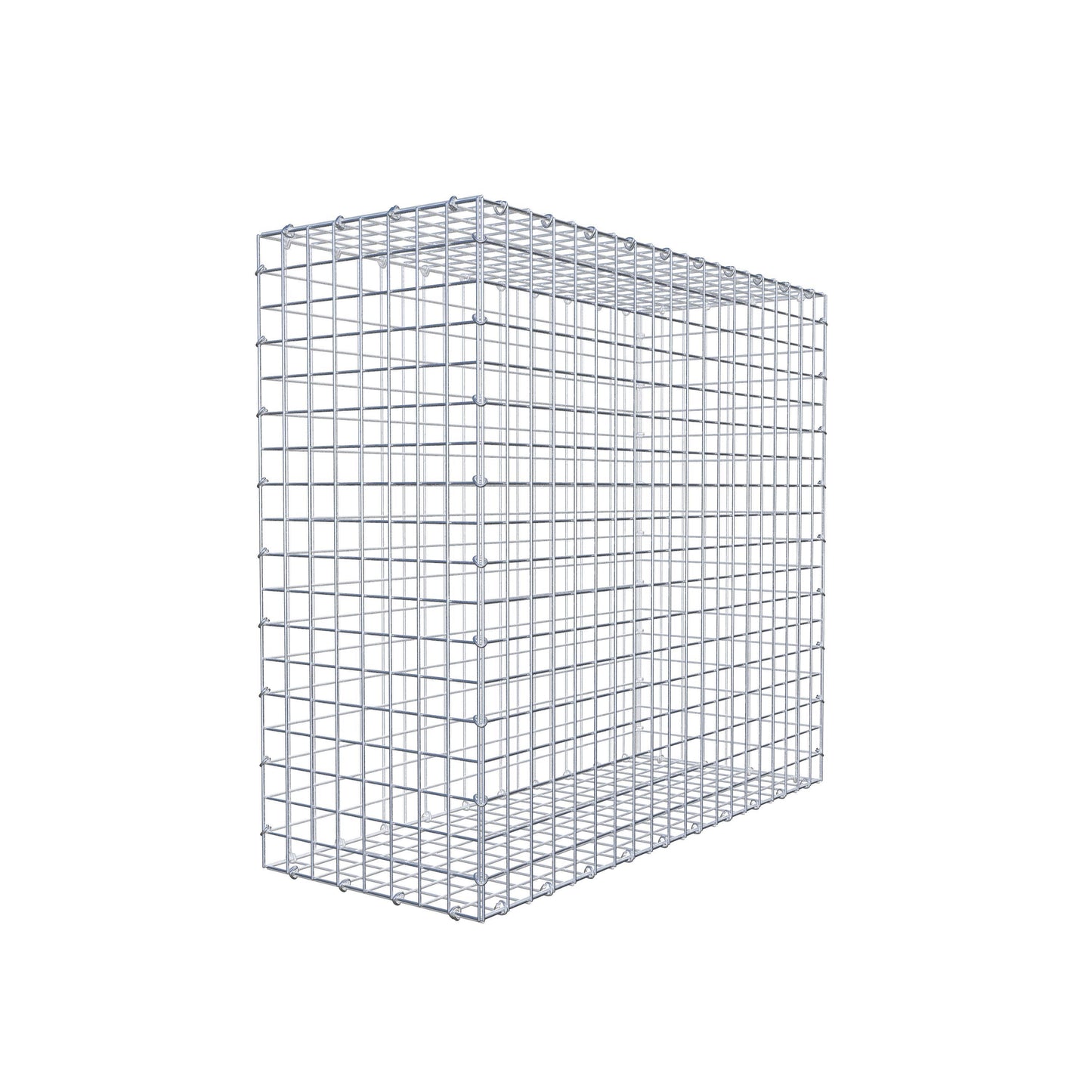 Gabion 100 cm x 90 cm x 40 cm (L x H x D), mesh size 5 cm x 5 cm, C-ring