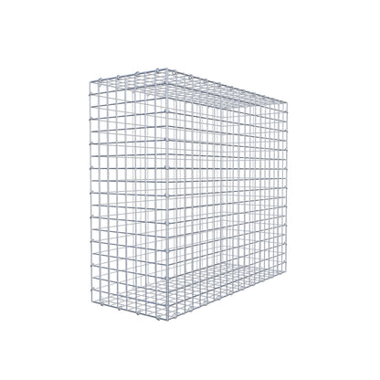 Gabion 100 cm x 90 cm x 40 cm (L x H x D), mesh size 5 cm x 5 cm, C-ring