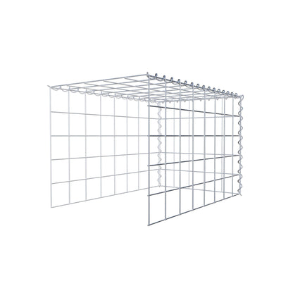 Gabião tipo 4 80 cm x 50 cm x 50 cm (C x A x P), malhagem 10 cm x 10 cm, espiral