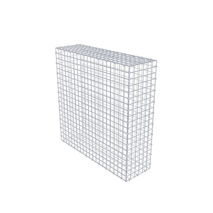 Gabion 100 cm x 100 cm x 30 cm (L x H x D), maskestørrelse 5 x 5 cm, spiralring