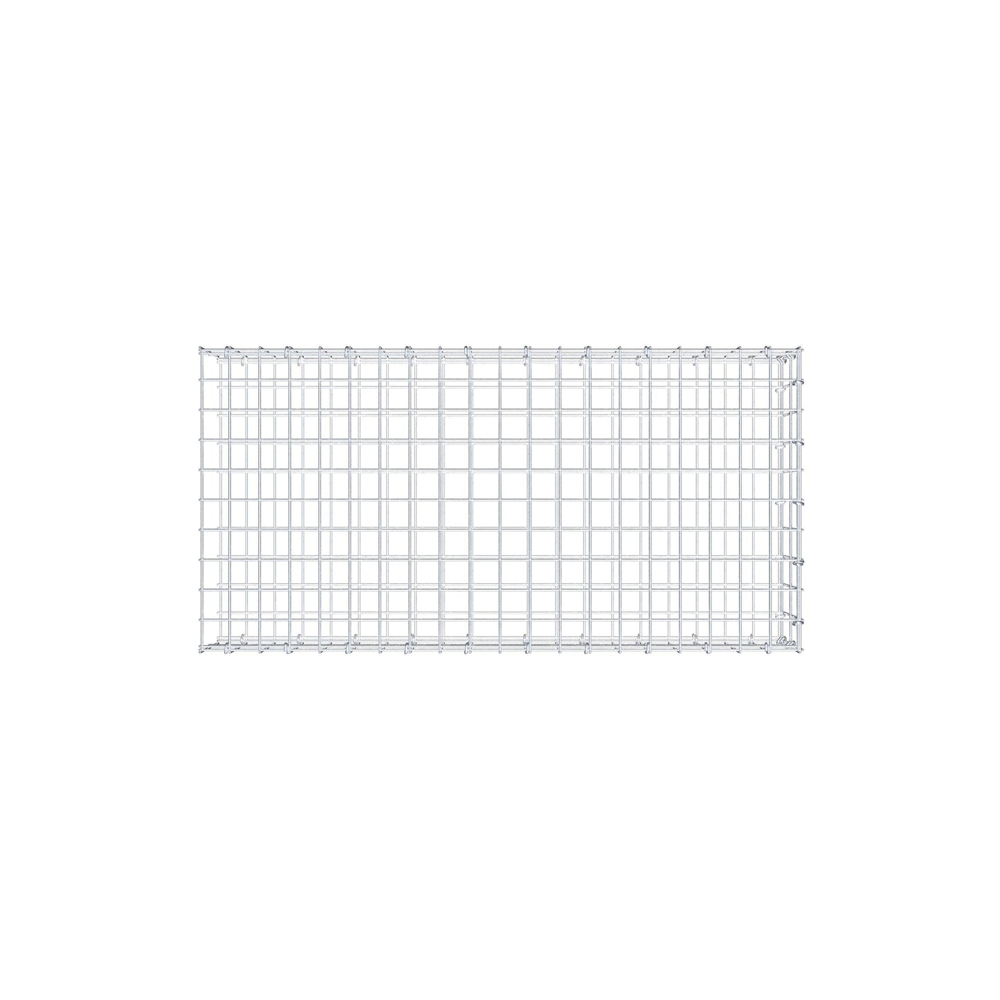 Pila adicional tipo 2 100 cm x 20 cm x 50 cm, malla 5 cm x 10 cm, anillo en C