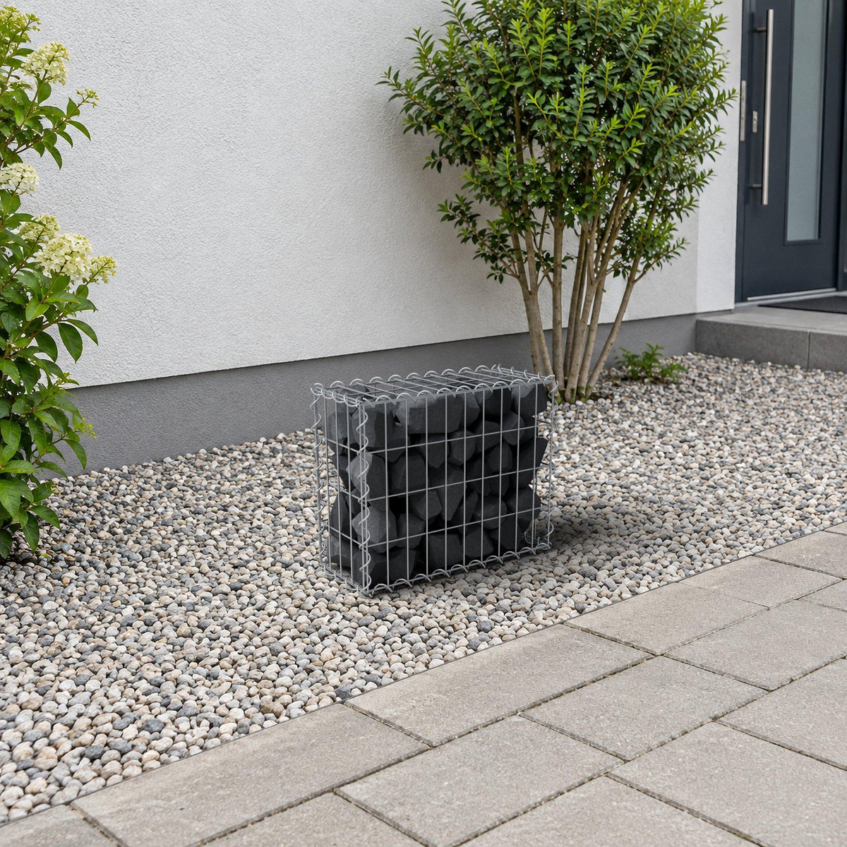 Gabbione 50 cm x 40 cm x 20 cm (L x H x P), maglia 5 cm x 10 cm, spirale