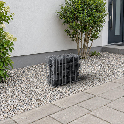 Gabbione 50 cm x 40 cm x 20 cm (L x H x P), maglia 5 cm x 10 cm, spirale