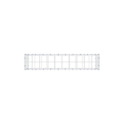 Gabione 100 cm x 30 cm x 20 cm (L x H x T), Maschenweite 10 x 10 cm, Spiralring
