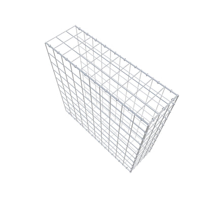 Gabbione fissabile tipo 2 100 cm x 100 cm x 30 cm (L x H x P), maglia 10 cm x 10 cm, anello a C