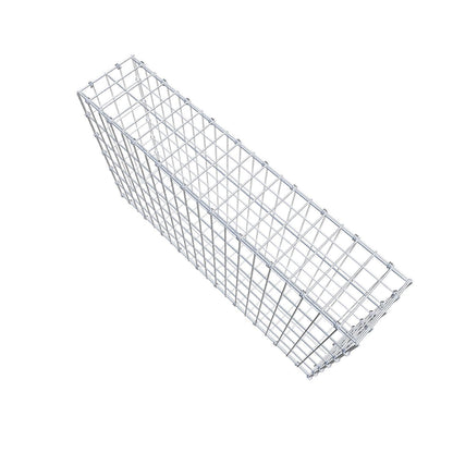 Gabion 100 cm x 60 cm x 20 cm (L x H x D), maskstorlek 5 x 10 cm, spiralring