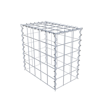 Extra gabion typ 3 50 cm x 50 cm x 30 cm (L x H x D), maskstorlek 10 cm x 10 cm, spiral