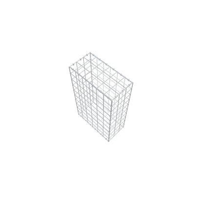 Gabione 100 cm x 60 cm x 30 cm (L x H x T), Maschenweite 10 cm x 10 cm, C-Ring