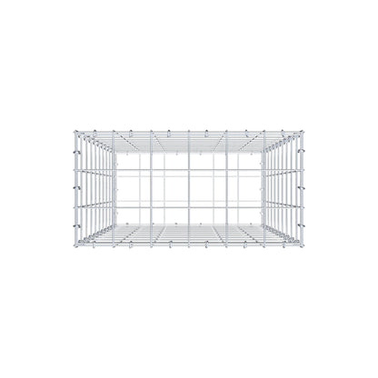 Gabione 100 cm x 60 cm x 30 cm (L x H x T), Maschenweite 10 cm x 10 cm, C-Ring