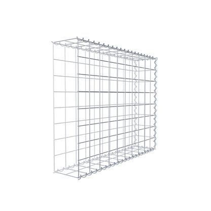 Anbaugabione Typ 2 100 cm x 80 cm x 20 cm (L x H x T), Maschenweite 10 cm x 10 cm, Spirale