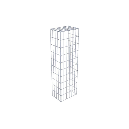Bevestigbare schanskorf type 4 100 cm x 20 cm x 30 cm (L x H x D), maaswijdte 5 cm x 10 cm, C-ring