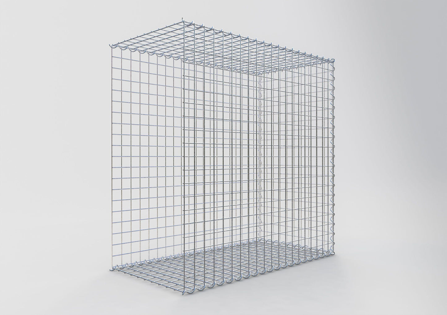 Gavión complementario tipo 2 100 cm x 100 cm x 50 cm (L x A x P), malla 5 cm x 5 cm, espiral