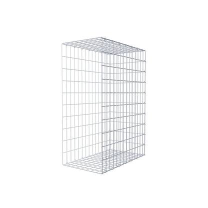 Mounted gabion type 2 100 cm x 70 cm x 40 cm, mesh size 5 cm x 10 cm, C-ring