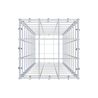 Gabione 100 cm x 30 cm x 30 cm (L x H x T), Maschenweite 10 cm x 10 cm, C-Ring