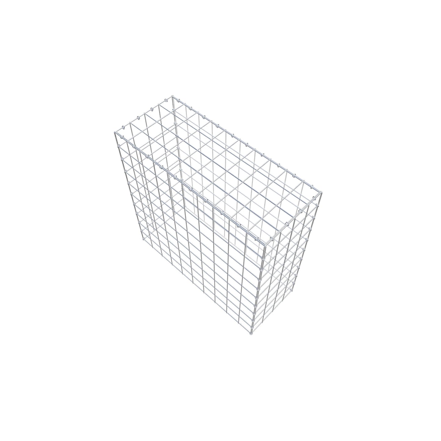Gabião Tipo 3 100 cm x 100 cm x 40 cm (C x A x P), malhagem 10 cm x 10 cm, anel C