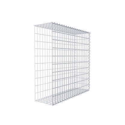 Opvokset gabion type 2 100 cm x 100 cm x 30 cm (L x H x D), maskestørrelse 5 cm x 10 cm, spiral