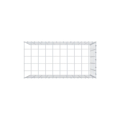 Monteret gabion type 4 100 cm x 60 cm x 50 cm (L x H x D), maskestørrelse 10 cm x 10 cm, C-ring
