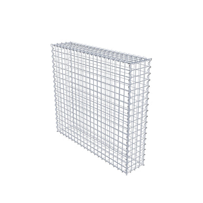 Gabião 100 cm x 90 cm x 20 cm (C x A x P), malhagem 5 cm x 5 cm, espiral