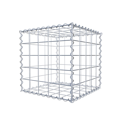 Gabione 50 cm x 50 cm x 50 cm (L x H x T), Maschenweite 10 cm x 10 cm, Spirale