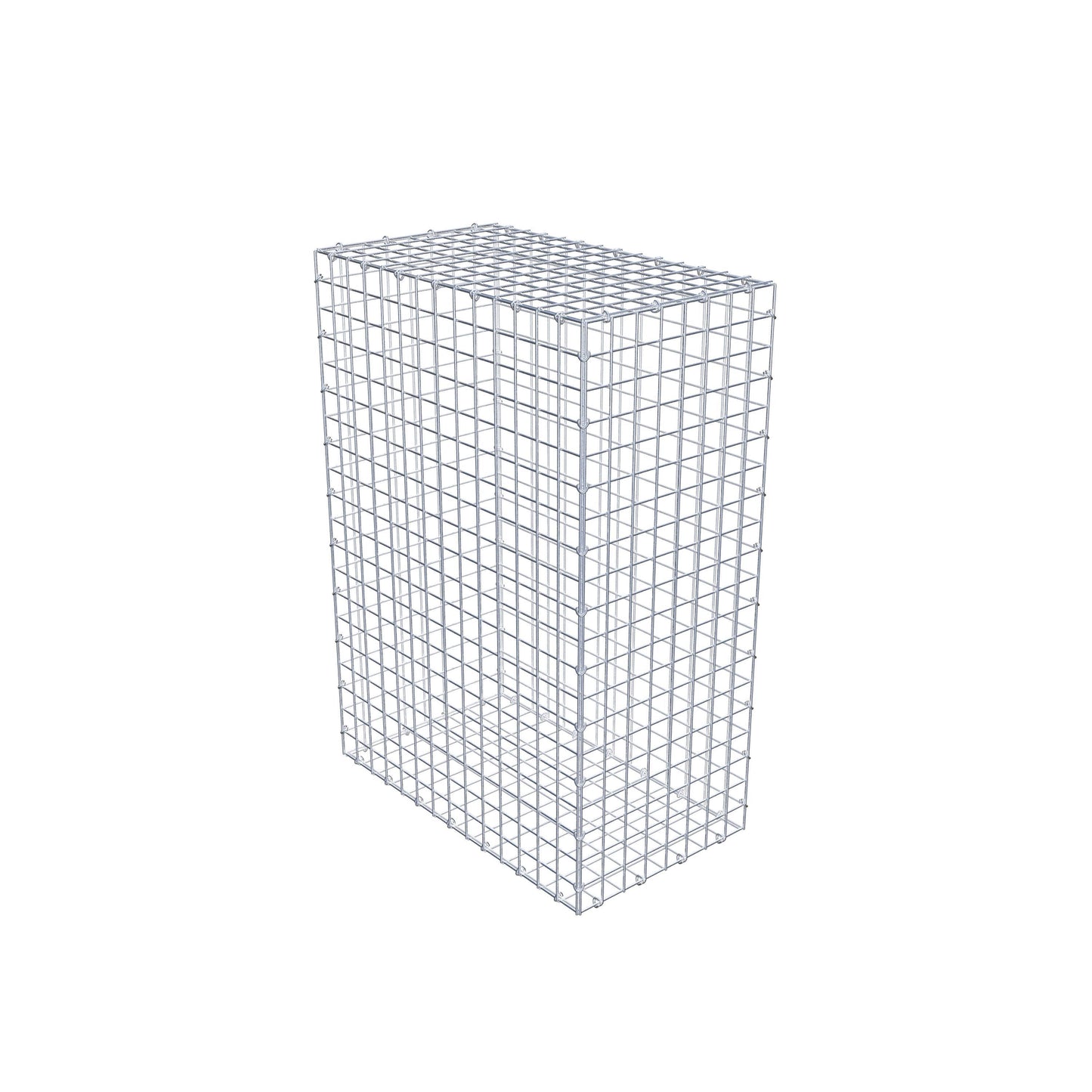 Gabion 100 cm x 70 cm x 40 cm (L x H x D), mesh size 5 cm x 5 cm, C-ring