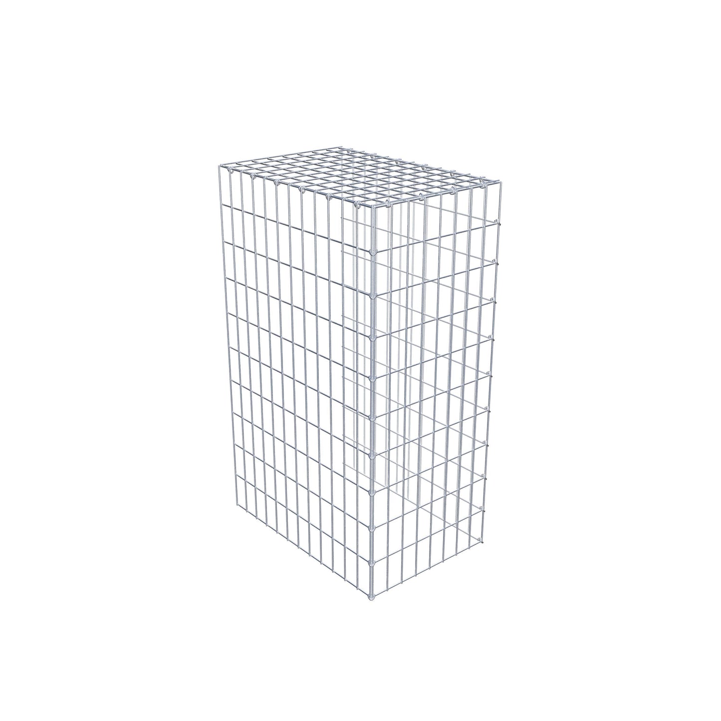 Fourche rapportée type 4 100 cm x 60 cm x 40 cm (L x H x P), mailles 5 cm x 10 cm, anneau C